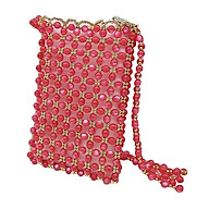 DIY Beads Phone Pouch Handmade Crystal Acrylic Crossbody Bag Making thumbnail