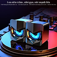 Loa Máy Tính Để Bàn, Âm Thanh Siêu Trầm, Dành Cho Học Online, Nghe Nhạc, Xem Phim - Hàng Chính Hãng