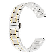 Luxury Stainless Steel Solid Links Watch Band Strap Butterfly Buckle Belt thumbnail