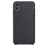 Ốp lưng silicone case cho iPhone XS MAX chống sốc chống bám bẩn có lớp nhung lót mặt trong chống trầy xước điện thoại - Hàng chính hãng