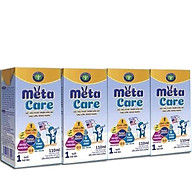 Thùng sữa nước pha sẵn Nutricare Metacare - phát triển toàn diện cho trẻ từ 1 tuổi (110ml x 48 hộp) thumbnail