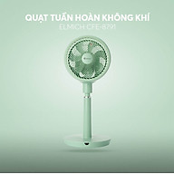 Quạt tuần hoàn không khí Elmich CFE-8791, làm mát diện rộng và làm mới không khí tới 20 lần/giờ, quạt tạo luồng gió tuần hoàn và điều hòa không khí trong phòng  - Hàng chính hãng