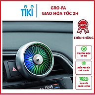 QUẠT MINI GẮN XE HƠI TIỆN DỤNG 8.5x5 CM CÓ ĐÈN LED TRANG TRÍ - Hàng chính hãng (GIAO MÀU NGẪU NHIÊN)