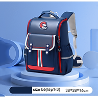 Balo học sinh cấp 1 và 2 siêu nhẹ chống gù chống nước cao cấp phong cách châu âu