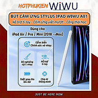 Bút cảm ứng cảm biến nghiêng chống tì tay sạc nam châm WIWU Stylus A01 cho iPad Pro Air Mini đời 2018 trở lên Gen 7 8 9 10 10.9 11 12.9 13 Mini 6 M1 M2 M3 M4 - Hàng nhập khẩu