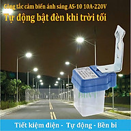Công Tắc Cảm Biến Ánh Sáng AC220V/10A: Tự Động Bật Đèn Khi Tối, Tắt Khi Sáng