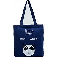 Túi Vải Tote Đeo Vai Gấu Panda thumbnail
