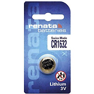 Pin nút Thụy Sỹ RENATA CR1632 3V Made in Swiss Loại tốt - Giá 1 viên thumbnail
