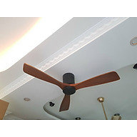 quạt trần trang trí loại I - cánh gỗ tự nhiên - sang trọng cho chung cư, phòng khách, khách sạn, quán cafe, sapa