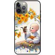 Ốp lưng dành cho Iphone 12 - 12 Pro - 12 Pro Max - 13 Mini - 13 - 13 Pro - 13 Pro Max - Chú Tiểu Và Mèo - Hàng Chính Hãng