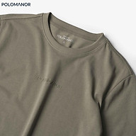 Áo thun nam cổ tròn in POLOMANOR vải cotton Cosi 100% cao cấp, nam tính thumbnail