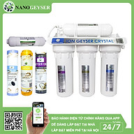Máy lọc nước Nano Geyser ECO CRYSTAL 8 cấp công nghệ lọc UF - Hàng Chính Hãng
