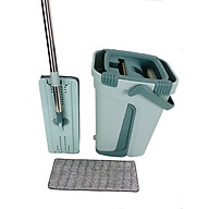 CHỔI LAU NHÀ TỰ VẮT THÔNG MINH CAO CẤP, 2 BÔNG LAU, MÂM LAU HÌNH CHỮ NHẬT, LAU CỰC SẠCH