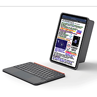 Case bao da bàn phím bluetooth V5.3 tích hợp trackpad / touchpad hiệu WIWU WK005 cho iPad Pro 11 M2 M3 M4 Pro 11 2020/21/22 Air 4/5/6/7 M2 M3 - Bàn phím từ tính nam châm tháo rời, tích hợp giá đỡ - Hàng nhập khẩu