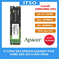 Ổ cứng SSD Apacer 256GB AS2280P4 M.2 PCIe NVMe Gen 3x4 - Hàng chính hãng thumbnail