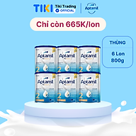 Combo 6 Sản phẩm dinh dưỡng công thức Aptamil Profutura Cesarbiotik 2 Follow On Formula (Dành cho trẻ từ 12 -24 tháng tuổi), 800g