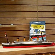 Đồ chơi mô hình giấy cao cấp 3D Thuyền Titanic chính hãng SASSI JUNIOR của Ý 3D Modeling TITANIC thumbnail