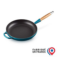 Chảo gang Le Creuset Bratpfanne m. Holzgriff 28cm Hàng Chính Hãng