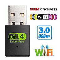 300M Wireless Network Card USB Wireless WiFi Receiver 300Mbps USB Driverless Transmitter Mini Free Drive Signal Receiver thumbnail