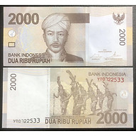 Tiền cổ Indonesia 2000 rupiah sưu tầm - Tiền mới keng 100% thumbnail