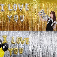 Rèm Kim Tuyến  Trang Trí Sinh Nhật 1,2m - Hàng Chính Hãng