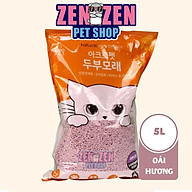 Cát vệ sinh cho mèo, Cát đậu nành Tofu ACROPET, cát đậu phụ gói 5L - 2.5kg thumbnail