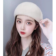 Nón bere mũ beret nữ len thời trang Hàn Quốc dona21120701 thumbnail