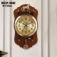 Đồng hồ treo tường quả lắc tân cổ điển DH40 - Đồ trang trí phòng khách - Quà tặng cao cấp thumbnail