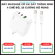 Bộ sạc nhanh 65W chân sạc Typec cao cấp cho điện thoại tiện lợi với 2 cổng type-C, 1 cổng USB an toàn chống cháy nổ  - Hàng nhập khẩu