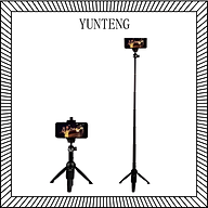 Gậy tự sướng tripod Yunteng YT-9928 đa năng có remote chụp ảnh - Hàng chính hãng