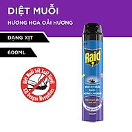 Bình Xịt Muỗi RAID Hương Lavender 600ML thumbnail