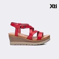 Giày Sandal Nữ Đế Xuồng XTI Red Pu Ladies Sandal thumbnail