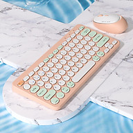 Bàn phím không dây HXSJ K610 VIP Bluetooth giảm ồn, gọn nhẹ dễ mang đi, phù hợp PC/ Laptop/ Điện thoại/Máy tính bảng- Hàng chính hãng