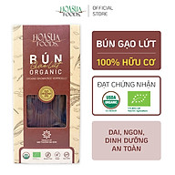 Phở gạo lứt hữu cơ HOA SUA FOODS 250g - dai, ngon, dinh dưỡng thumbnail