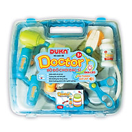 Bộ đồ chơi bác sĩ - Màu xanh có đèn báo (Quai xách vuông) 660-08 thumbnail