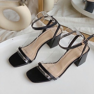 Sandal nữ quai ngang phối mica đế 5cm thời trang cao cấp-S54 thumbnail