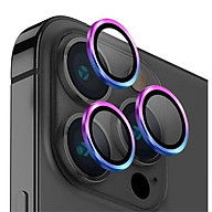 BỘ DÁN Dành Cho IPHONE 15 PRO/ 15 Pro MAX 3 MẮT BẢO VỆ CAMERA hiệu KUZOOM - Hàng nhập khẩu