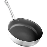 Chảo chống dính inox đa lớp Nagakawa Aki NAG04 - Dùng trên mọi loại bếp - Hàng chính hãng