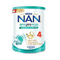Sữa bột Nestlé NAN OPTIPRO PLUS 4 800g/lon với 5HMO Giúp tiêu hóa tốt + Tăng cường đề kháng  - Bé 2-6 tuổi