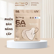 Combo 5 Túi Khẩu Trang Y Tế Kháng Khuẩn Chống Nắng 6A An Tâm -10 Cái/Túi