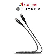 Cáp USB Type-C to Lightning HyperDrive Touch 2m MFI HD-CLB523 - Hàng chính hãng