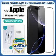Kính cường lực dành cho iPhone 16 Pro Max, iPhone 16 Pro, iPhone 16 Plus, iPhone 16 full màn hình Amazing CP+ Pro Nillkin - Hàng Chính Hãng