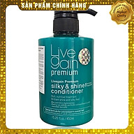 Dầu xả tóc suôn mượt nước hoa Livegain Premium Silky & Shine Hair Pack 450ml thumbnail