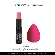 [ Combo Sky Light ] Má hồng dạng thỏi Sunlight + Mút trang điểm ( ngẫu nhiên) Inglot thumbnail