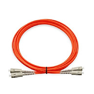 Dây nhảy quang VIVANCO LC-LC OM3 50 125 Multimode Duplex Fibre Patch Cable, Orange, 3m. Hàng chính hãng thumbnail