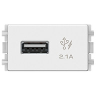 Ổ sạc USB 2.1A đơn Schneider Electric dòng ZENCELO A (Size S)