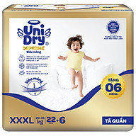 Tã quần Unidry G3X Supreme siêu mỏng size XXXL - 22+6 miếng