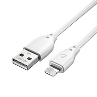 Cáp sạc Wiwu Pioneer Wi-C001  cho điện thoại thông minh USB to Ip hỗ trợ sạc nhanh, bảo vệ an toàn sạc - Hàng chính hãng