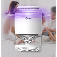 Đèn Diệt Côn Trùng COMET CM078 3W cắm điện trực tiếp, 8 bóng đèn LED, sử dụng tia ánh sáng tím và quạt hút diệt muỗi và lọc không khí