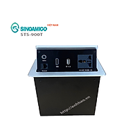 Ổ điện âm bàn làm việc, bàn văn phòng Sinoamigo STS-900T, tích hợp điện, lan, HDMI, audio, USB 5V-2.1A - Hàng chính hãng